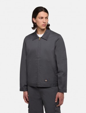 Jaquetas Dickies Unlined Eisenhower Masculino Cinzentas | 132438186