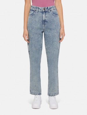 Jeans Dickies Ellendale Feminino Azuis | 180846766